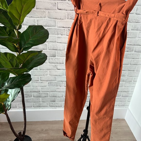 High Rise Orange Pants - Picture 2 of 2